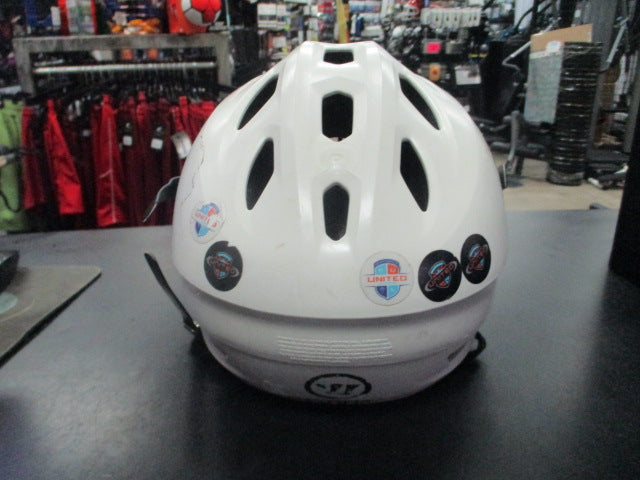 Used Warrior Burn Jr Lacrosse Helmet w/ Chin Strap