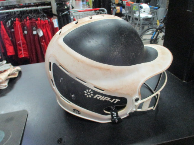 Used Rip - It Size M/L Batting Helmet W/ Face Mask